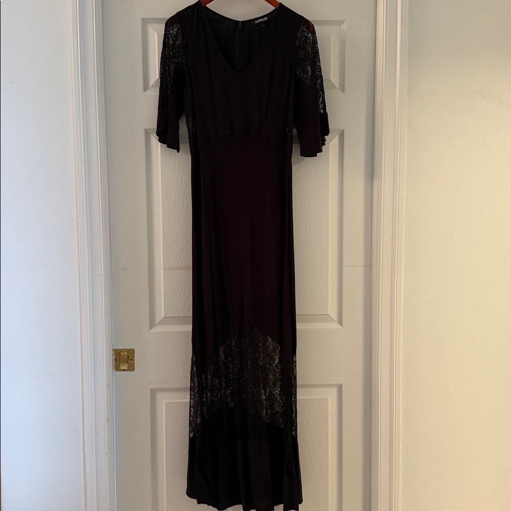 Express maxi lace dress